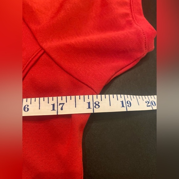 Adidas Woman’s Clima Cool Golf Shirt Red Size Medium - Picture 7 of 9